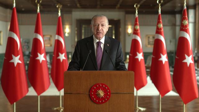Cumhurbaşkanı Erdoğan, Azerbaycan'ın Zafer Bayramı'nı kutladı