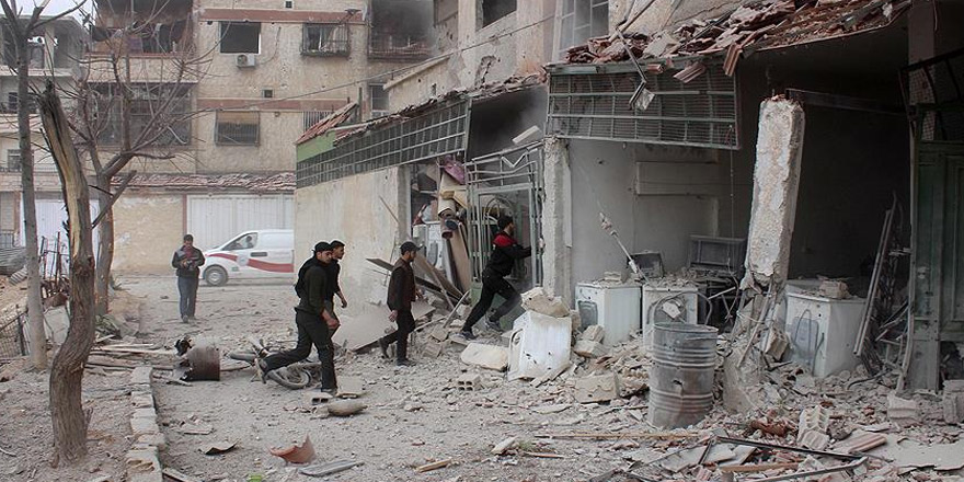 Esed rejiminin Doğu Guta'ya saldırılarında 17 sivil öldü