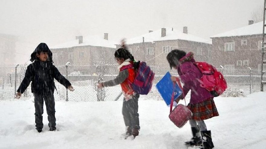 5 ilde eğitime kar engeli! Okullar tatil edildi