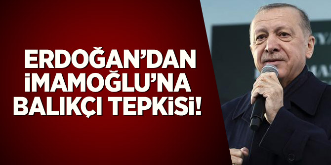 Erdoğan'dan İmamoğlu'na balıkçı tepkisi