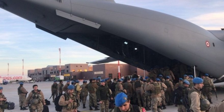 Sınıra bin kişilik askeri personel sevk edildi