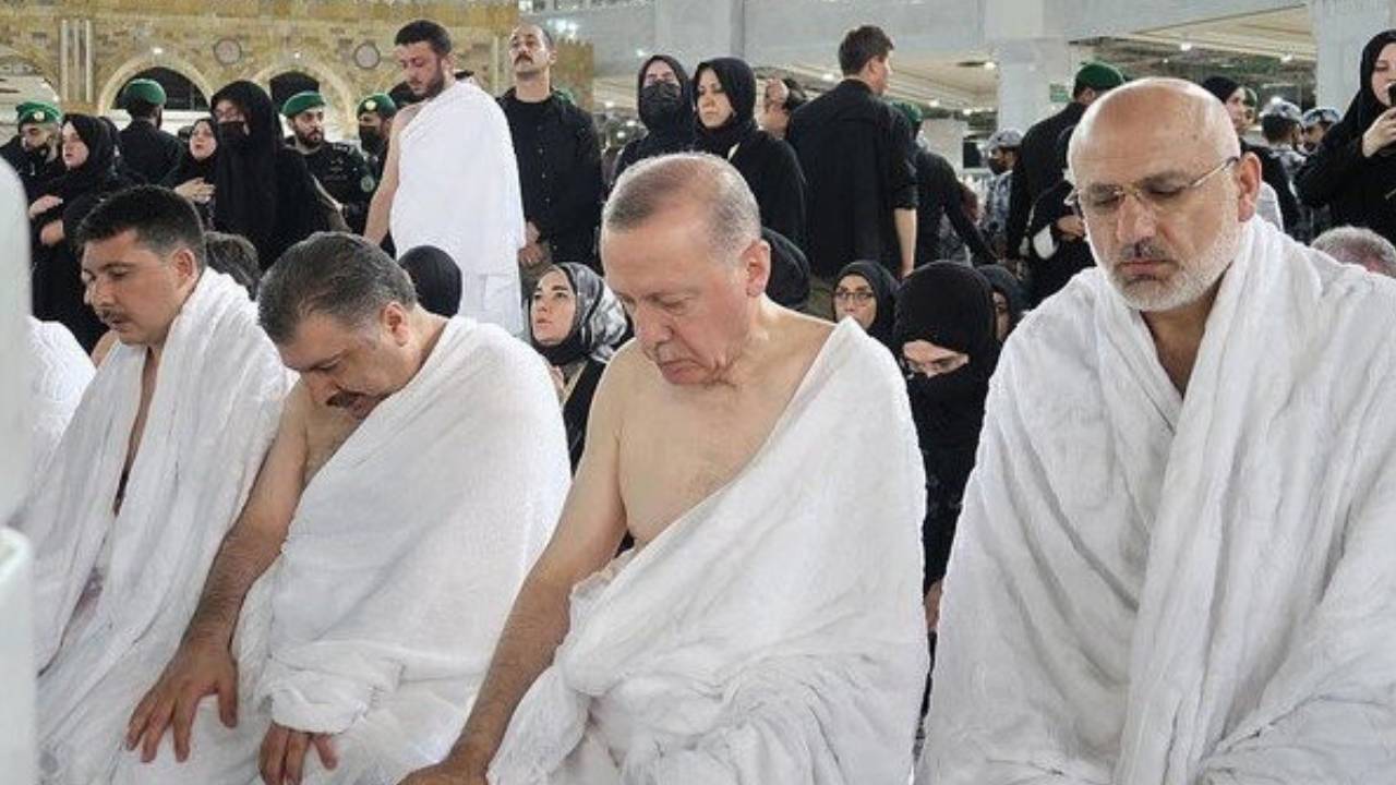 Suudi Arabistan'a giden Cumhurbaşkanı Erdoğan Umre ziyaretinde