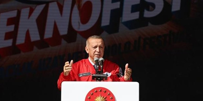 Erdoğan TEKNOFEST'ten seslendi: Bizim kimsenin toprağında gözümüz yok!