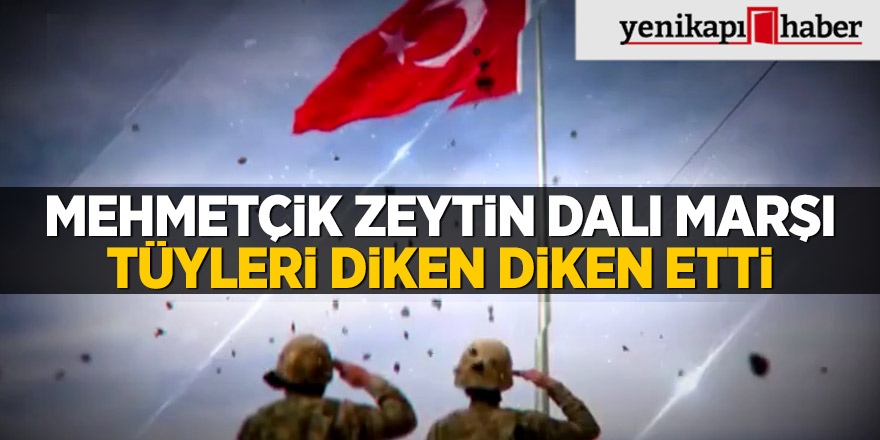 Mehmetçik Zeytin Dalı Marşı tüyleri diken diken etti