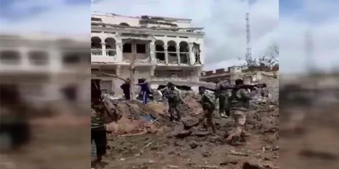Somali'de otele bombalı saldırı