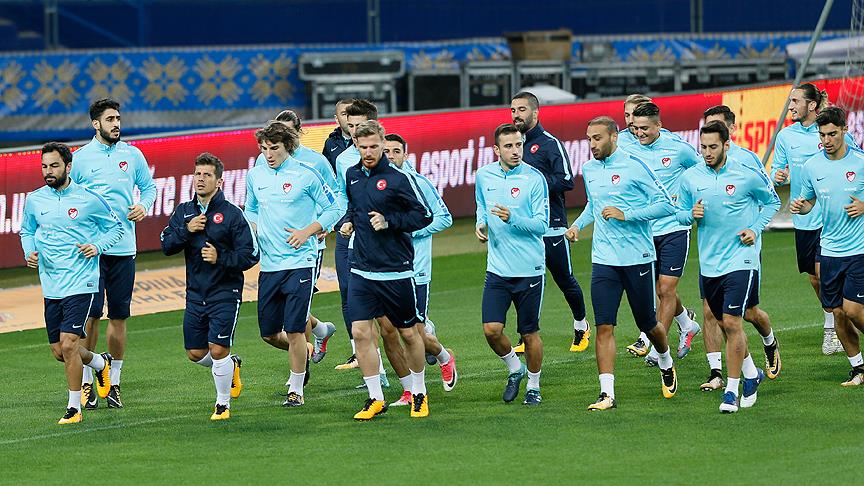 A Milli Futbol Takımı Ukrayna maçına hazır