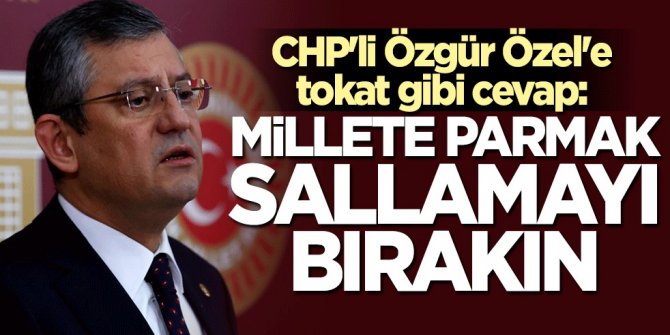 Bakan Murat Kurum'dan CHP'li Özgür Özel'e çok sert cevap