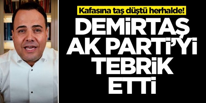 Özgür Demirtaş bu kez 'Çok güzel adım' diyerek AK Parti'yi tebrik etti!