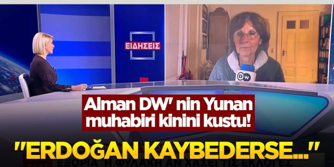 Alman DW' nin Yunan muhabiri kinini kustu! "Erdoğan kaybederse..."