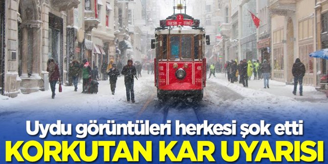 İstanbul için merakla beklenen kar yağışı açıklaması geldi! Uydu görüntüleri herkesi şok etti