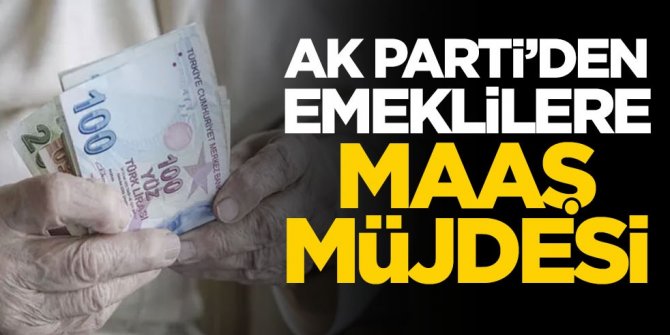 AK Parti'den emeklilere maaş müjdesi!