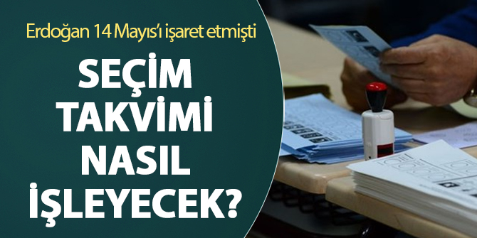 Erdoğan 14 Mayıs tarihini işaret etmişti: Seçim takvimi nasıl işleyecek?