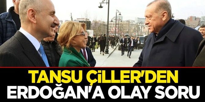 Tansu Çiller'den Cumhurbaşkanı Erdoğan'a 'TOGG' sorusu