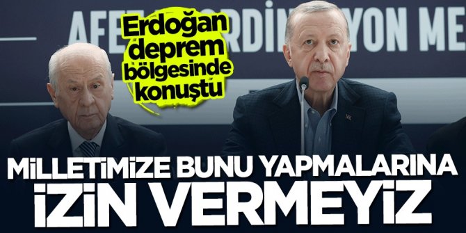 Cumhurbaşkanı Erdoğan'dan kentsel dönüşüm mesajı: Milletimize bunu yapmalarına izin vermeyiz