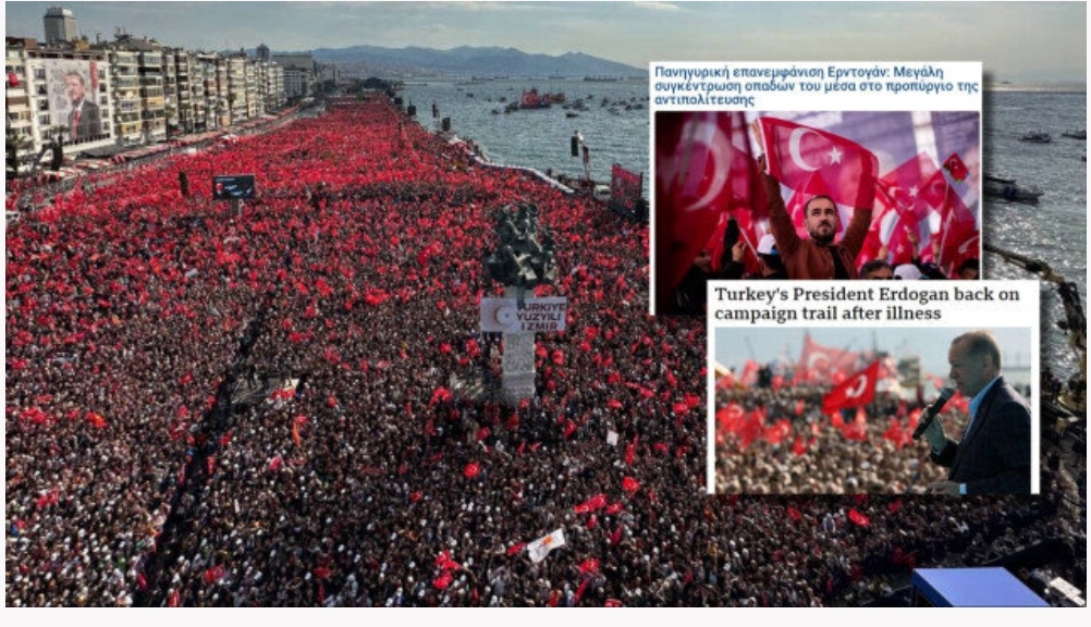 İzmir mitingi dünya manşetlerinde: Erdoğan muhalefetin kalesinde gürledi