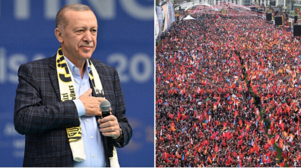 Cumhurbaşkanı Erdoğan Büyük Ankara Mitingi'nde konuşuyor: Bu millet sizi avucunun içindeki suyla boğar