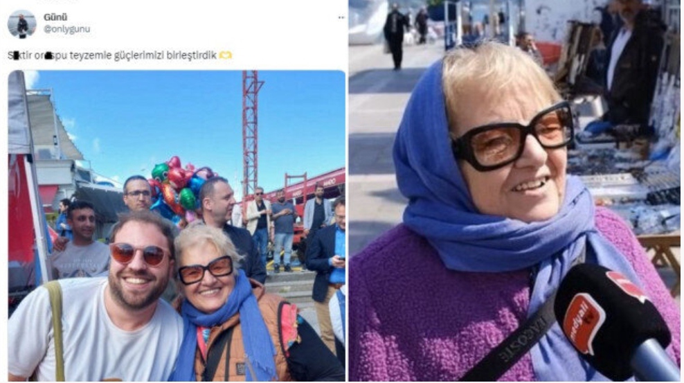 Ak Partili seçmene hakaret eden küfürbaz kadına Kılıçdaroğlu destekçilerinden güzelleme paylaşımları gelmeye devam ediyor