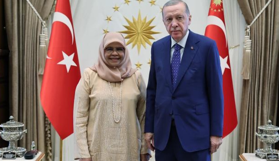 Cumhurbaşkanı Erdoğan, BM-Habitat İcra Direktörü Sharif'i kabul etti