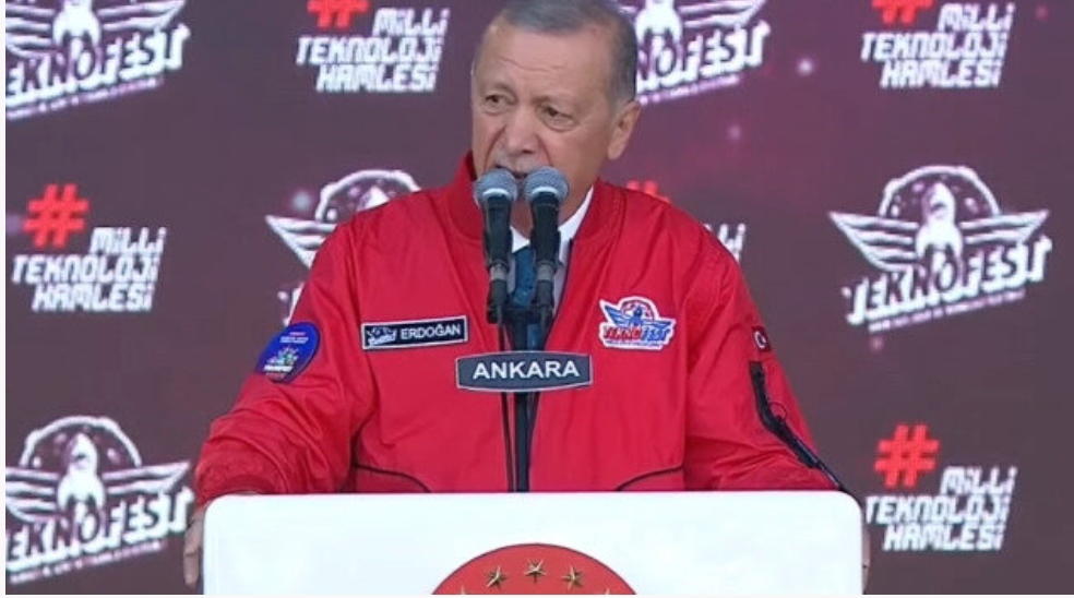 Cumhurbaşkanı Erdoğan TEKNOFEST'te konuşuyor