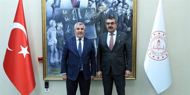 Milli Eğitim Bakanı Tekin, ÖSYM Başkanı Ersoy'u kabul etti