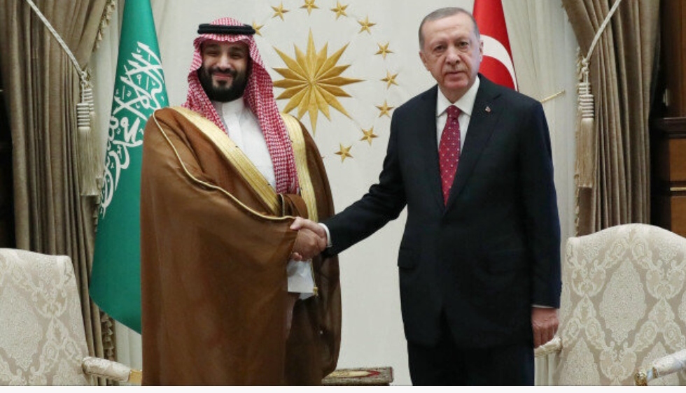 Cumhurbaşkanı Erdoğan Suudi Arabistan Veliaht Prensi Muhammed bin Selman ile Filistin'i görüştü