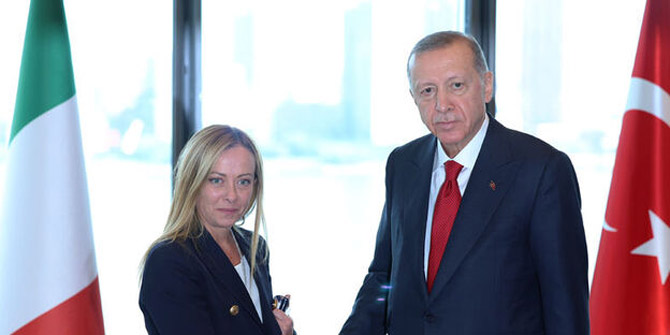 Erdoğan İtalya Başbakanı Meloni ile görüştü