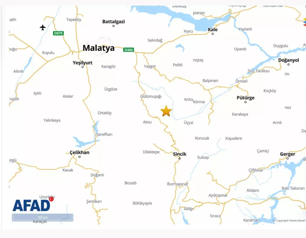 Malatya'da art arda iki deprem! Çok sayıda ilde hissedildi