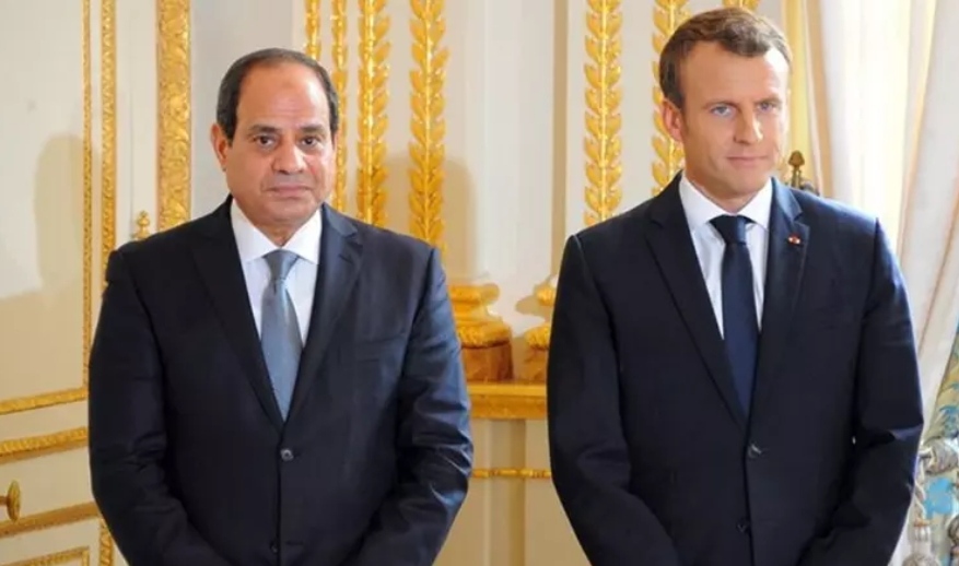 Sisi ve Macron'dan Filistin'de çözüm için ''uluslararası çalışma'' vurgusu