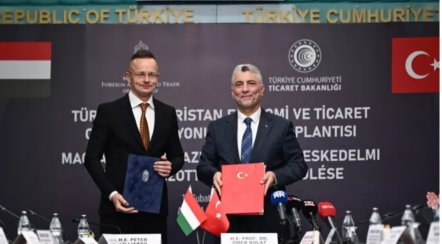 Türkiye ile Macaristan arasında yeni ticari ilişkiler.. İmzalar atıldı