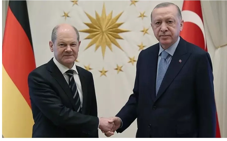 Scholz, Cumhurbaşkanı Erdoğan'ın doğum gününü kutladı