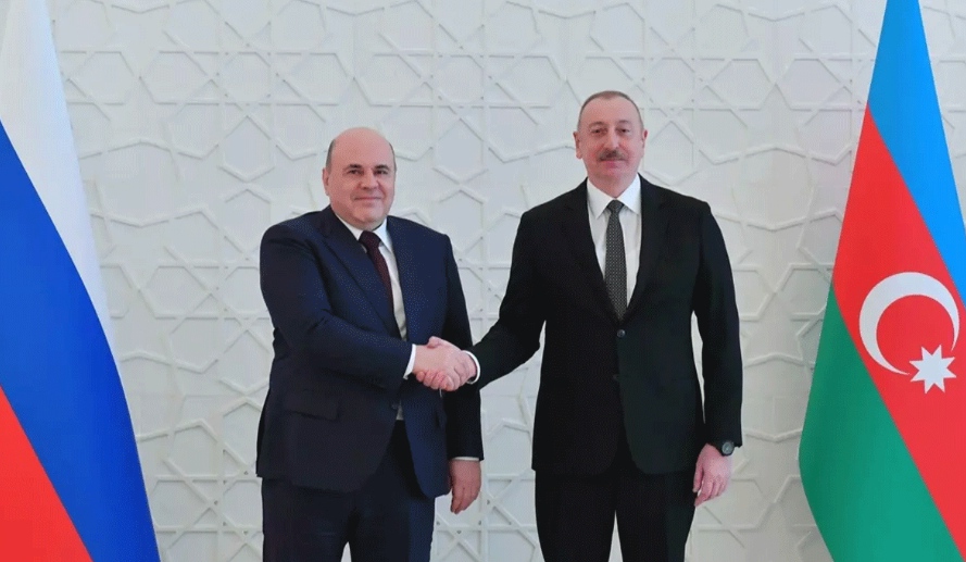 Azerbaycan Cumhurbaşkanı İlham Aliyev, Mihail Mişustin ile görüştü
