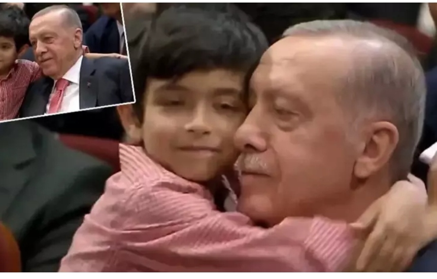 Küçük çocuğun Başkan Erdoğan'a sevgisi sosyal medyada gündem oldu