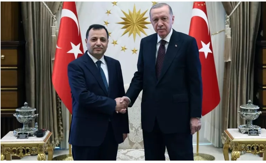 Cumhurbaşkanı Erdoğan, AYM Başkanı Arslan'ı kabul etti