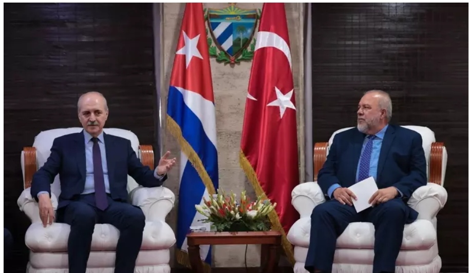 TBMM Başkanı Kurtulmuş, Küba Başbakanı ile görüştü