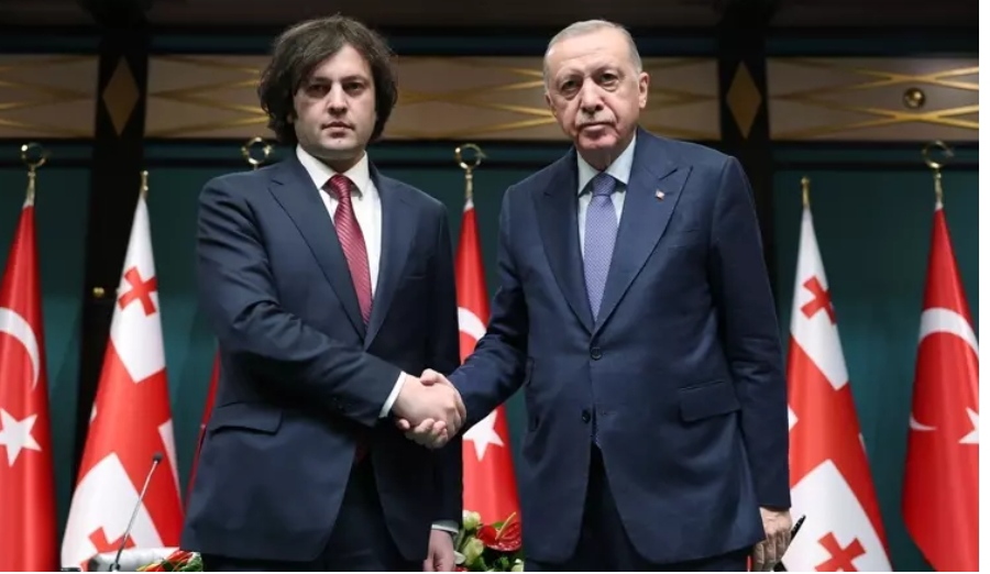 Cumhurbaşkanı Erdoğan, Kobakhidze onuruna yemek verdi
