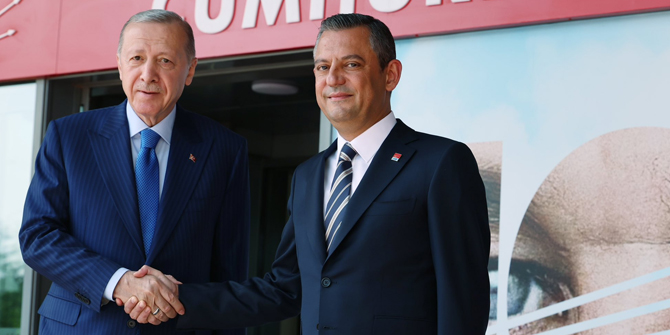 Cumhurbaşkanı Erdoğan, iade-i ziyaret için CHP Genel Merkezi'nde