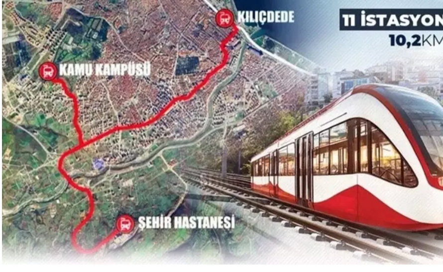 Samsun'un yeni tramvay hattını bakanlık yapacak