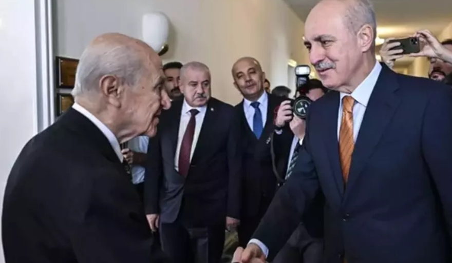 TBMM Başkanı Kurtulmuş'tan Bahçeli'ye ziyaret