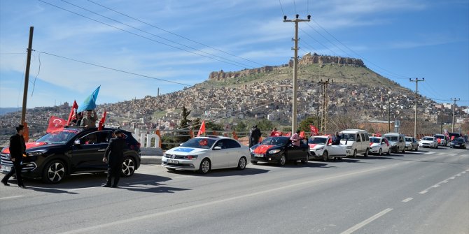 Mardin'de Zeytin Dalı Harekatı'na destek konvoyu