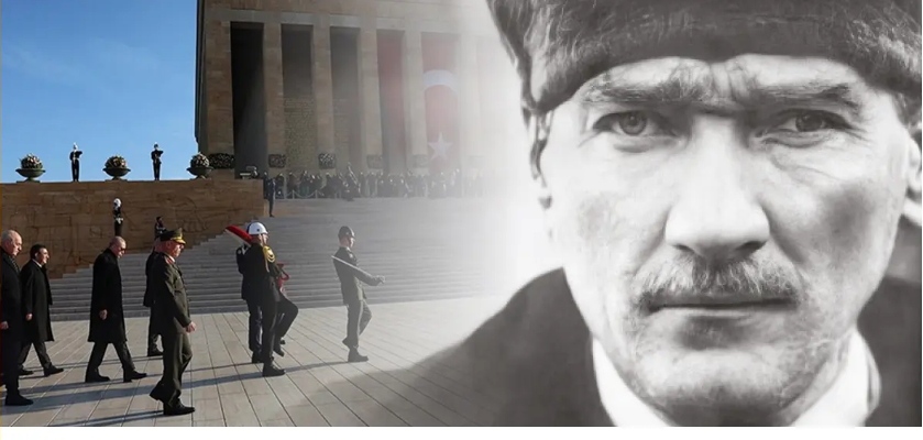 Atatürk'ü saygı, minnet ve özlemle anıyoruz... Cumhurbaşkanı Erdoğan başkanlığındaki devlet erkanı, Anıtkabir'de