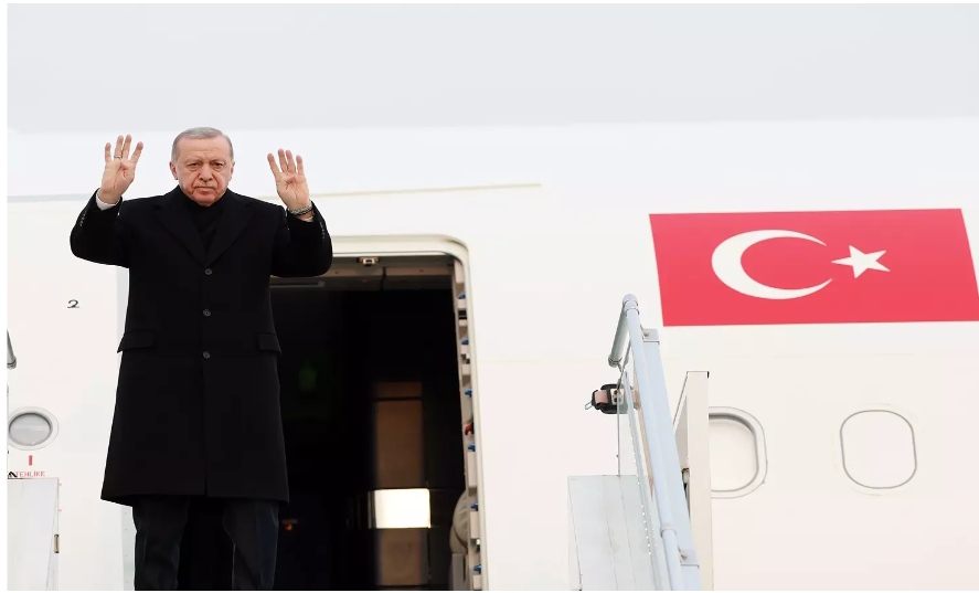 Cumhurbaşkanı Erdoğan, Suudi Arabistan'a geldi