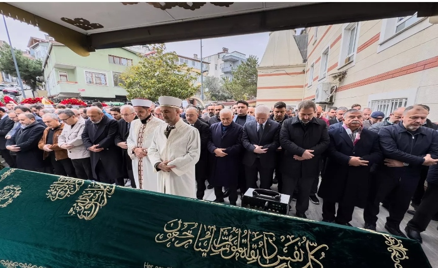 Dışişleri Bakan Yardımcısı Nuh Yılmaz'ın babası son yolculuğuna uğurlandı