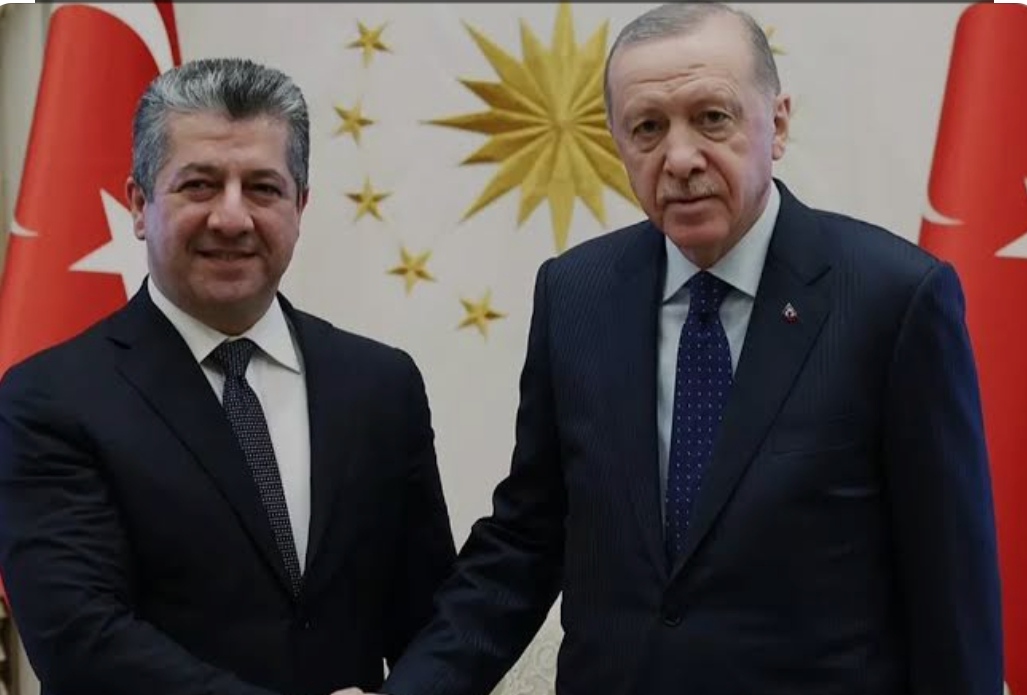 Külliye'de önemli görüşme! Cumhurbaşkanı Erdoğan, Barzani'yi kabul etti