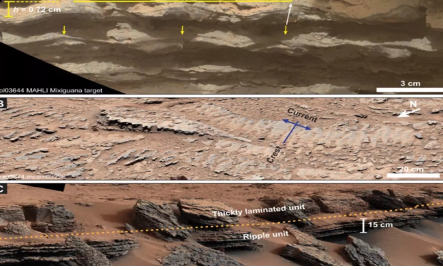 Curiosity, Mars'ta antik su izleri keşfetti