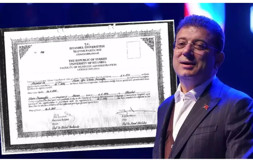 İstanbul Üniversitesi, Ekrem İmamoğlu'na diplomasının iptalini tebliğ etti