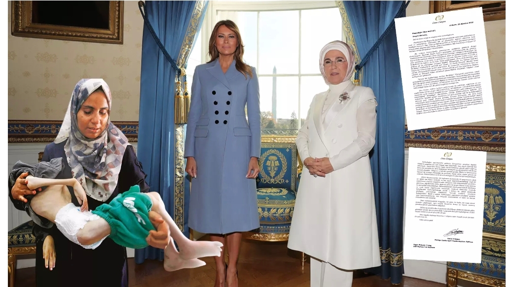Emine Erdoğan'dan Melania Trump'a Gazze mektubu!