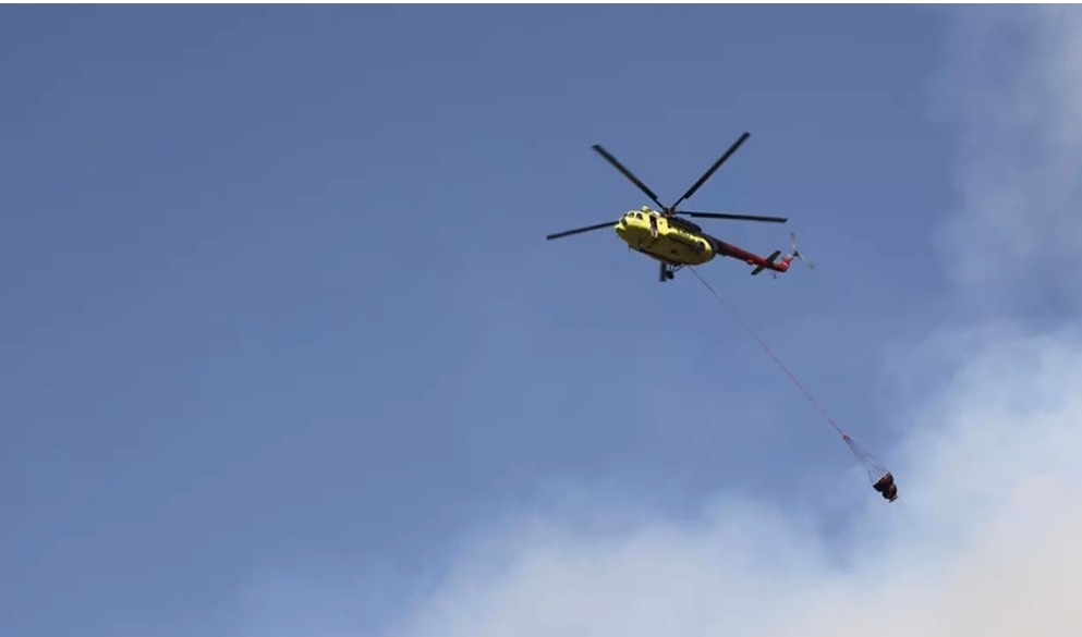 Denizli'deki orman yangını büyük ölçüde kontrol altında!