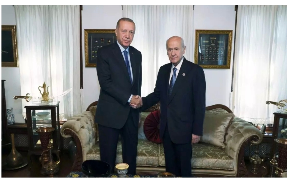 Ankara'da Cumhur İttifakı zirvesi... Cumhurbaşkanı Erdoğan'dan Bahçeli'ye ziyaret