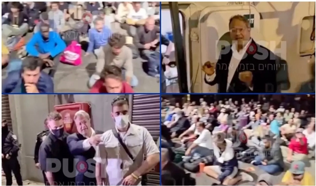 Sumud Filosu aktivistleri, İsrailli Bakan Ben-Gvir'in provokasyonuna "Özgür Filistin" sloganıyla karşılık verdi