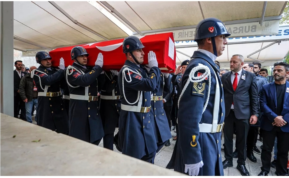 Şehit Jandarma Kıdemli Çavuş Tacettin Gün son yolculuğuna uğurlandı